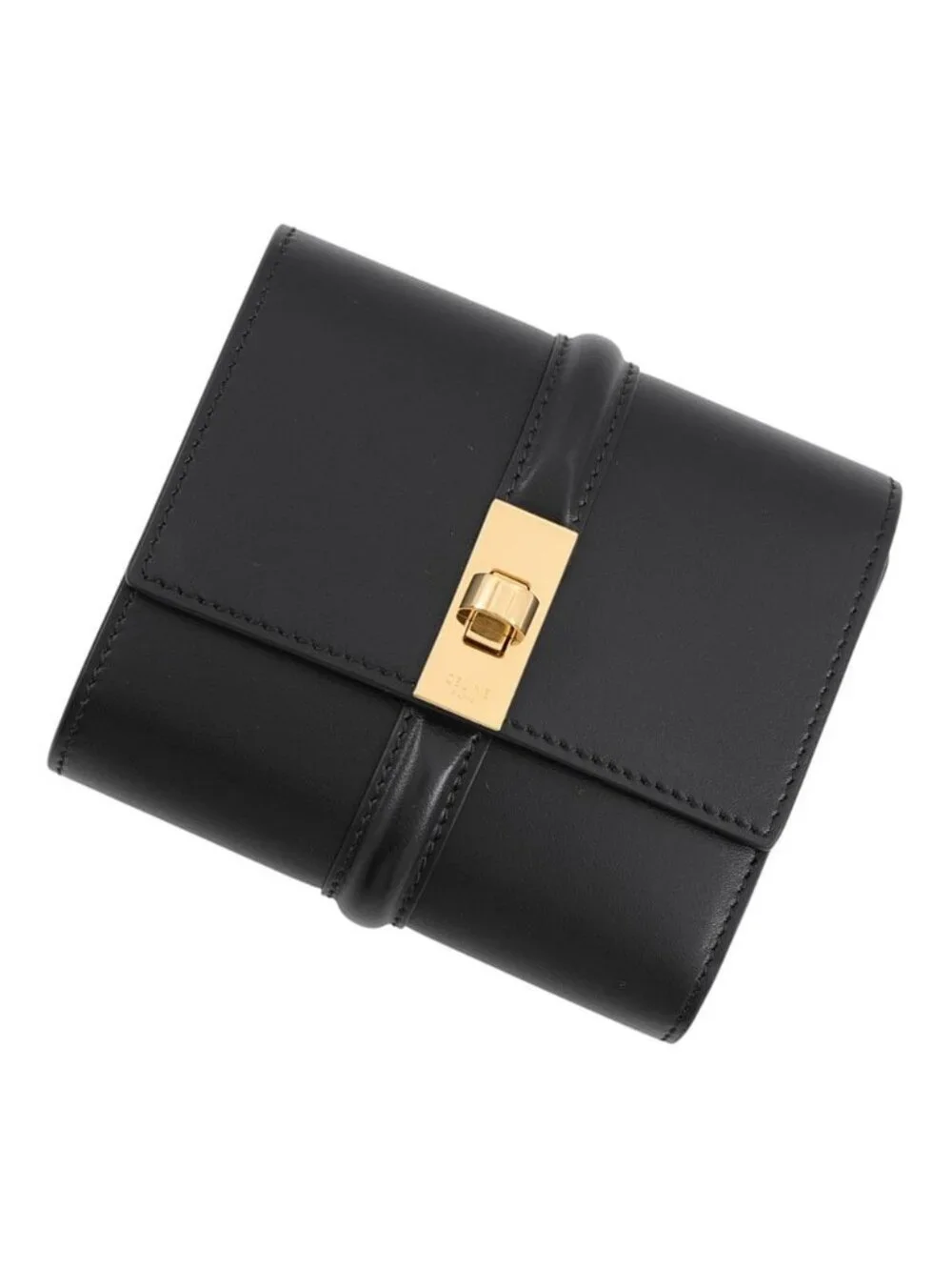 Celine Trifold Wallet 16 Small Black